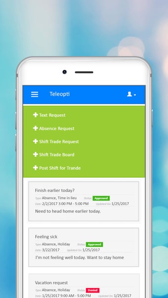 Image 1 for Teleopti WFM MyTime