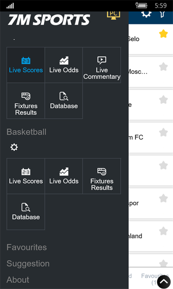 Image 2 for Live Score for Windows 10