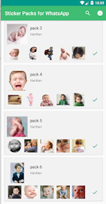 Image 0 for Funny Babies Stickers for…