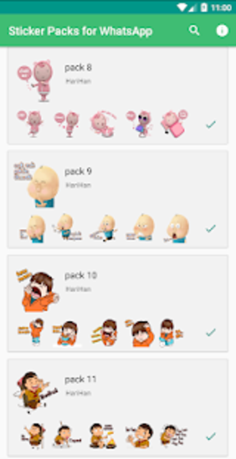 Image 1 for Funny Babies Stickers for…