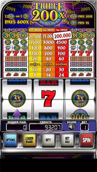 Imagen 0 para Triple 200x Pay Slot Mach…