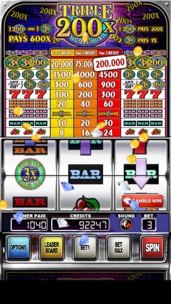 Imagen 1 para Triple 200x Pay Slot Mach…