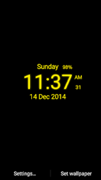 Image 3 for Digital Clock Live Wallpa…