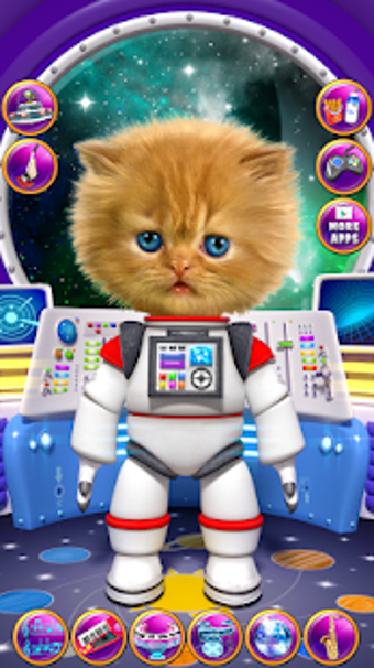 Image 1 for Talking baby cat in space