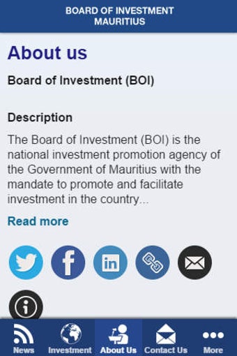 Image 0 for Invest Mauritius App