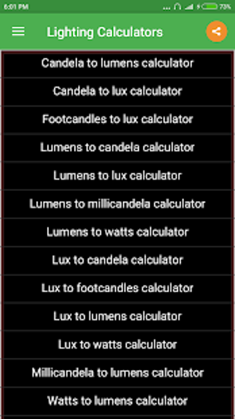 Imagen 0 para Lighting Calculator