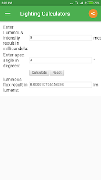 Imagen 1 para Lighting Calculator