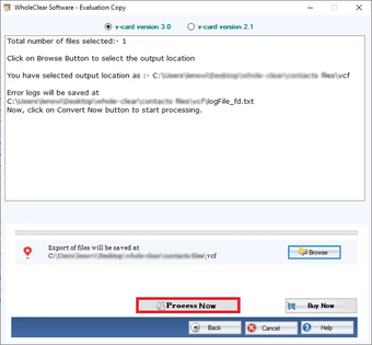 Imagen 0 para WholeClear Split vCard