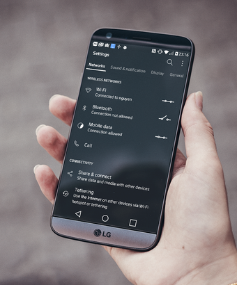 Imagen 2 para Simple Dark Theme LG G6 V…