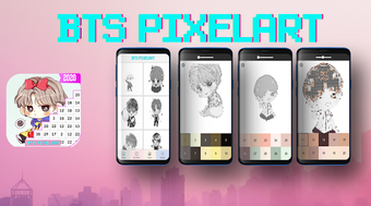 Image 0 for BTS Pixel Art - Number Co…