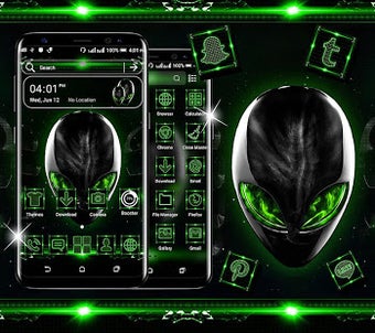 Image 1 for Alien Green Launcher Them…