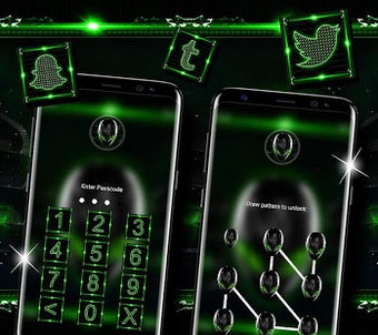 Image 3 for Alien Green Launcher Them…