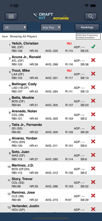 Image 0 for Fantasy Baseball Draft Ki…