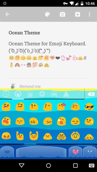 Image 1 for Blue Ocean Emoji Keyboard