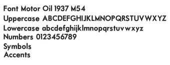 Image 0 for Motor Oil 1937 M54