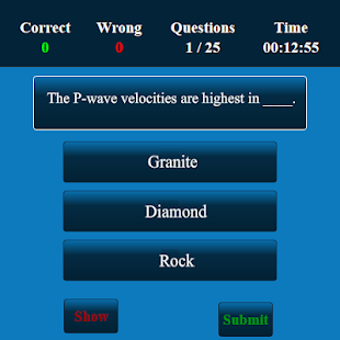 Image 0 for GATE Geology MCQ
