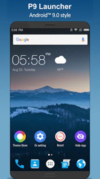 Image 0 for P 9.0 Launcher - Android …