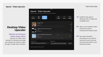 Imagen 0 para Upscal - Video Upscaler