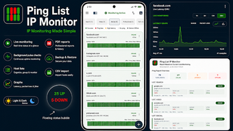 Imagen 0 para Ping List IP Monitor