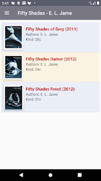 Image 0 for Fifty Shades Grey/Darker/…