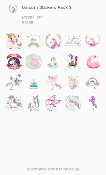 Image 2 for Unicorn stickers 2019 for…