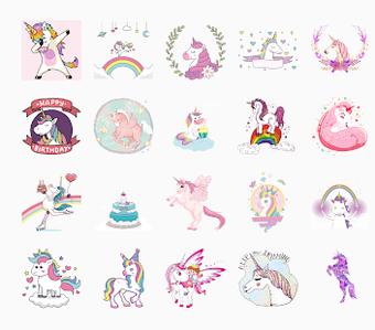 Image 3 for Unicorn stickers 2019 for…