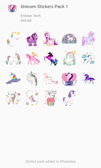 Image 0 for Unicorn stickers 2019 for…