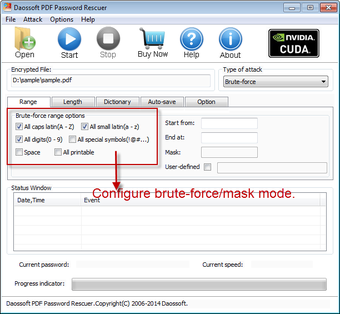 Image 2 for Daossoft PDF Password Res…