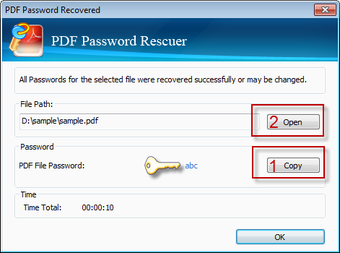 Image 5 for Daossoft PDF Password Res…