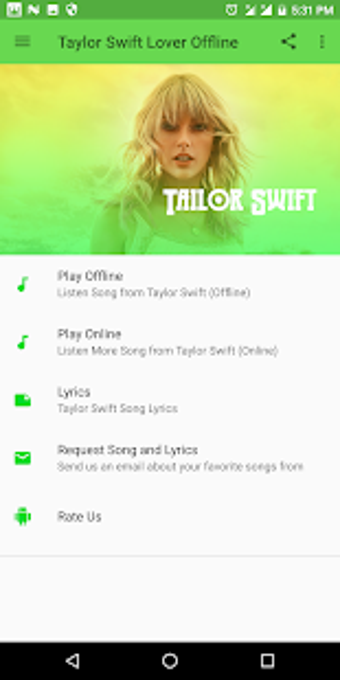 Imagen 1 para Taylor Swift Lover Offlin…