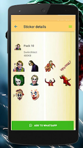 Image 2 for Clown Stickers for Whatsa…