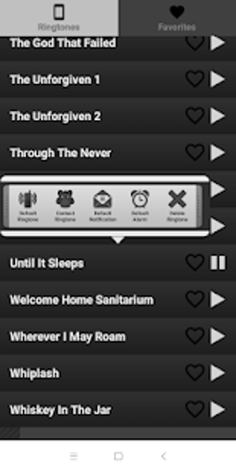 Image 1 for Metallica Ringtones