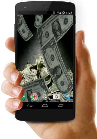 Imagen 1 para Falling Dollars 3D Wallpa…