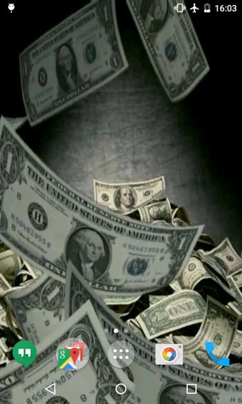 Imagen 0 para Falling Dollars 3D Wallpa…