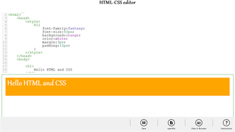 Image 1 for HTML CSS Editor for Windo…