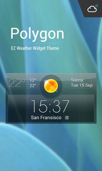 Imagen 3 para DarkGlass Style Clock Wea…