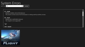 Image 0 for System Errors for Windows…