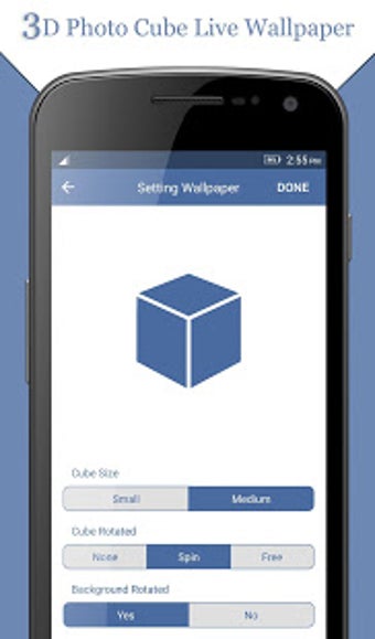 Imagen 1 para 4D Photo Cube Live Wallpa…