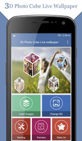 Imagen 3 para 4D Photo Cube Live Wallpa…