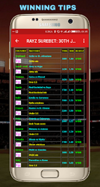 Imagen 1 para RAYS SURE BETS:Betting Ti…