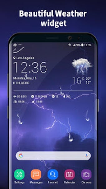 Imagen 1 para Transparent weather widge…