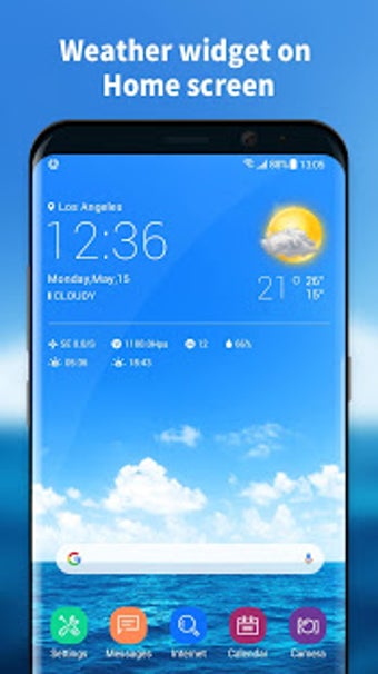 Imagen 3 para Transparent weather widge…