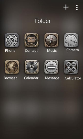 Image 2 for Metal X GO Launcher Theme
