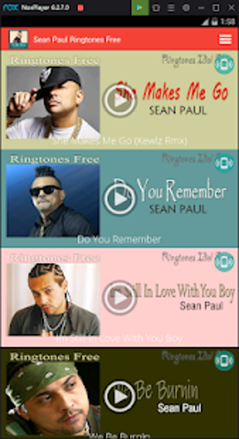 Image 0 for Sean Paul Ringtones Free