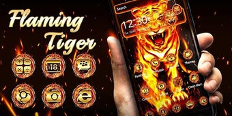 Image 0 for Flaming Tiger Theme