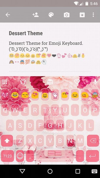 Imagen 2 para Dessert Emoji Keyboard Th…
