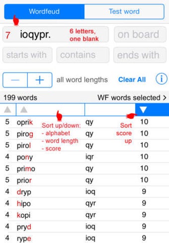 Image 0 for DA Words Finder Wordfeud …