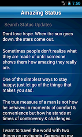 Image 3 for 50000 Status Quotes Colle…