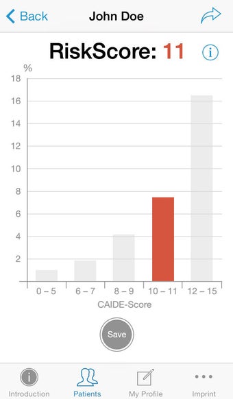 Image 0 for CAIDE Risk Score App