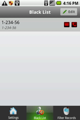 Imagen 1 para Call and SMS Filter